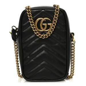 Gucci Calfskin Matelasse Mini Gg #254595G85B